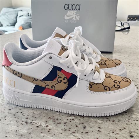 nike airforce gucci|nike air force gucci custom.